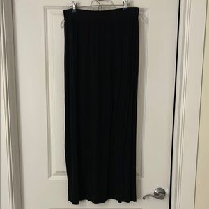 LOFT Black Maxi Skirt for Work